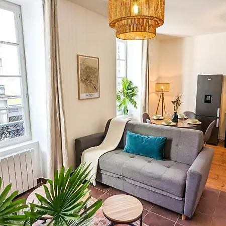 Cosy Calypso - T3 - En Centre - Quartier Des Halles & Parking Lägenhet *