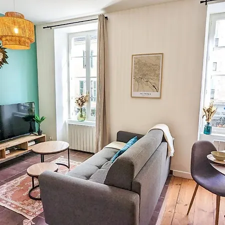 Lägenhet Cosy Calypso - T3 - En Centre - Quartier Des Halles & Parking *